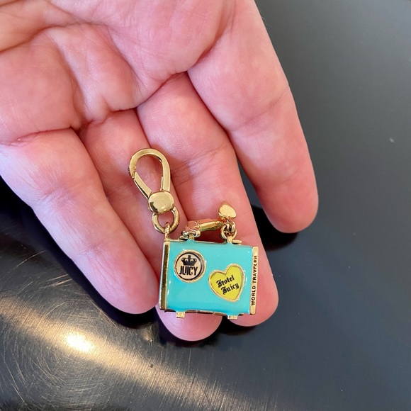authentic rare vintage Juicy Couture enamel suitcase charm - Picture 7 of 17